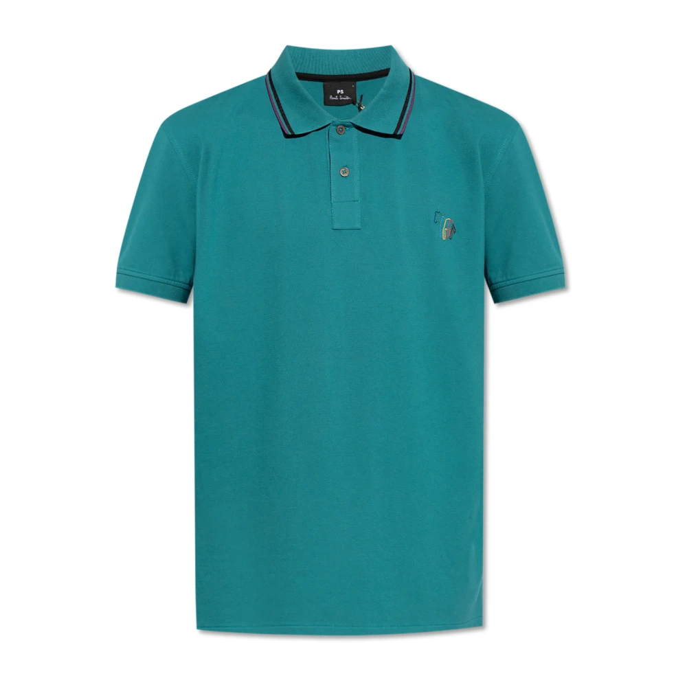 PS By Paul Smith Polo met logo Green Heren