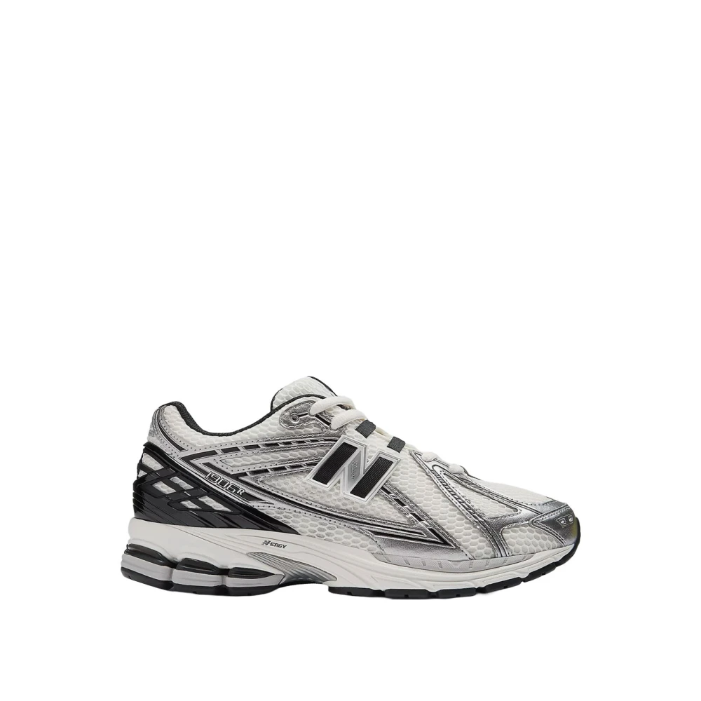 New Balance Men's White Trainers -Silver-Black Unisex Style - Running Shoes - 10 1/2 Uk - Sport