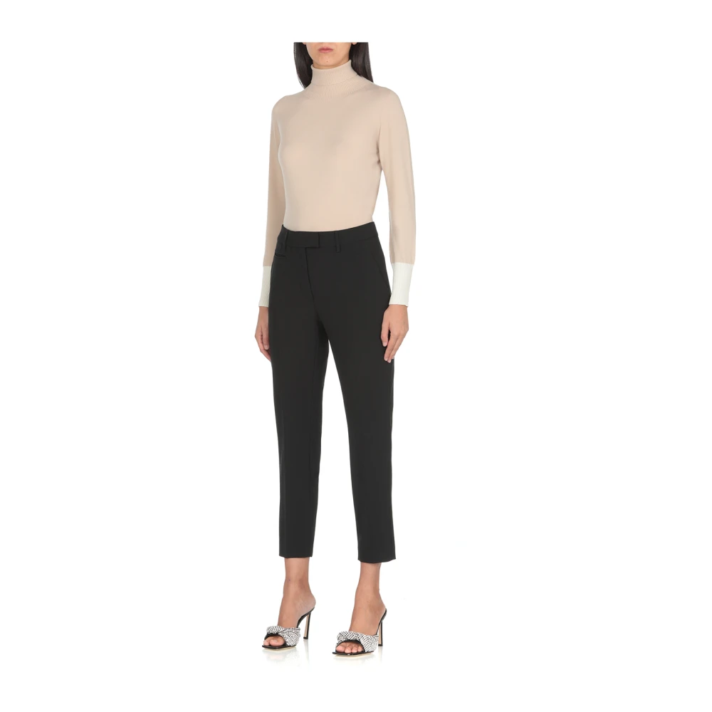Dondup Zwarte Slim Fit Damesbroek Black Dames