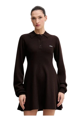 Flared Knit Mini Dress