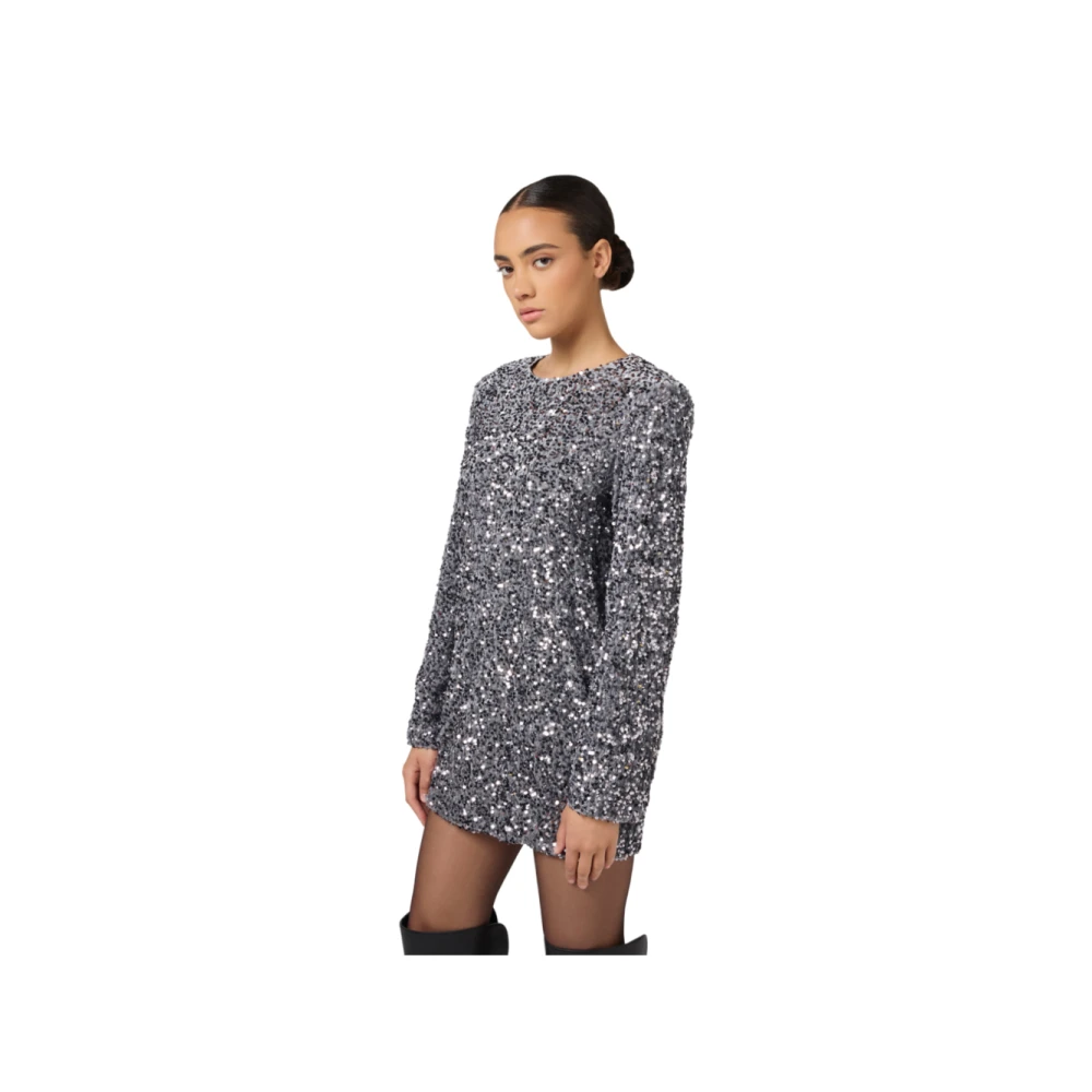 Elisabetta Franchi Stijlvolle Jurken Collectie Gray Dames