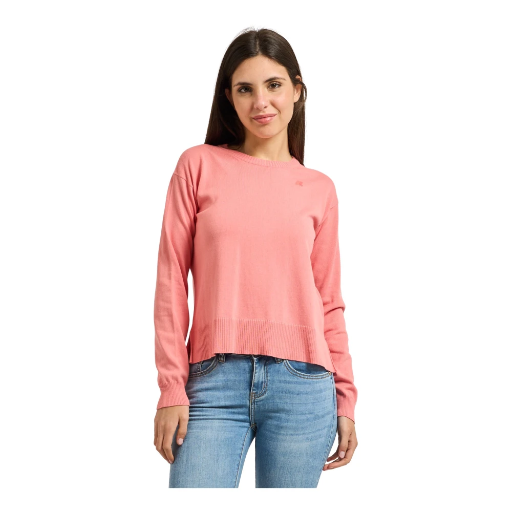K-Way Donna Rosa - Cropped Knit Sweater - Knitwear - M