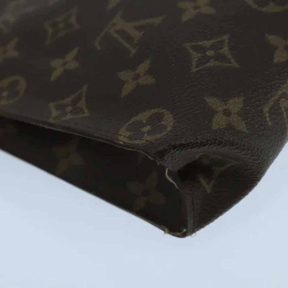 Louis Vuitton Vintage Pre-owned Canvas clutches Brown Dames