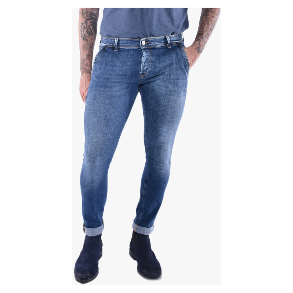 Dondup Skinny Denim Jeans voor Heren Blue Heren