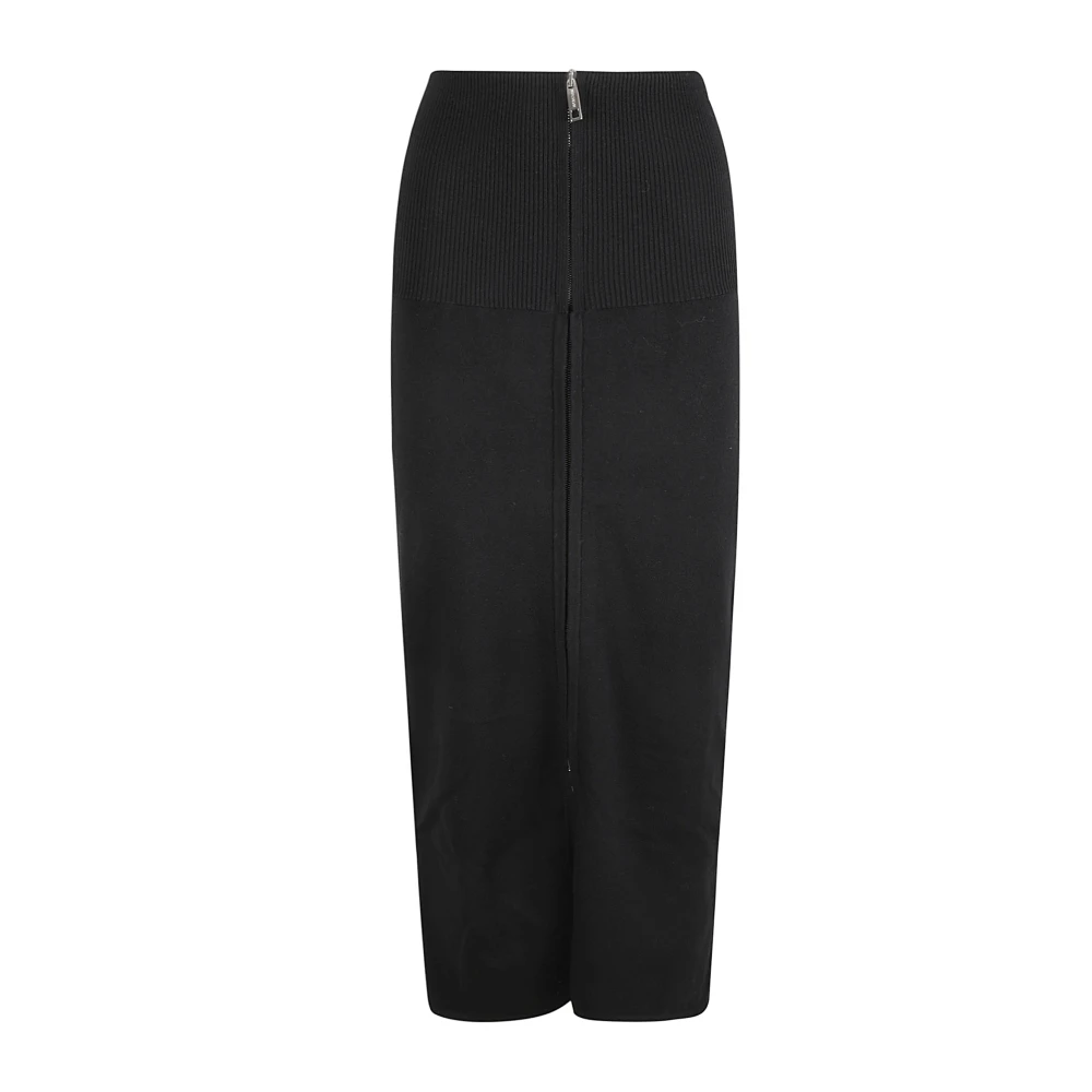 SPORTMAX Zwarte Rok Lacca Black Dames