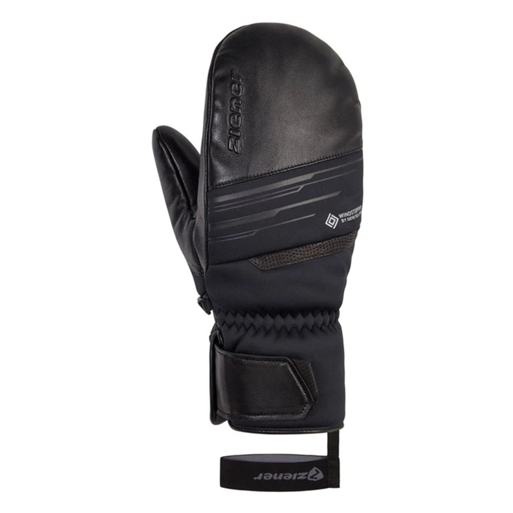 Ziener Zwarte Fietshandschoenen Black Heren