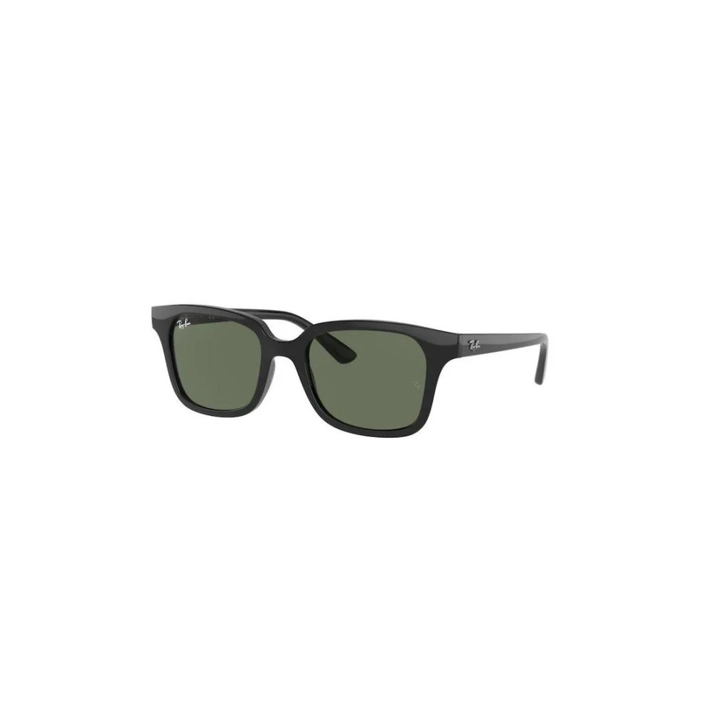 Ray-Ban Sunglasses Kids Kids - Black Frame Green Lenses 48-18, RB9071S - Image 4