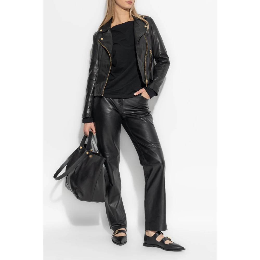 AllSaints Rita longsleeve top Black Dames