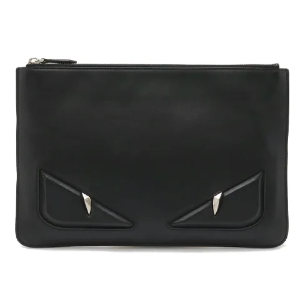 Fendi Vintage Pre-owned Leather fendi-bags Black Dames