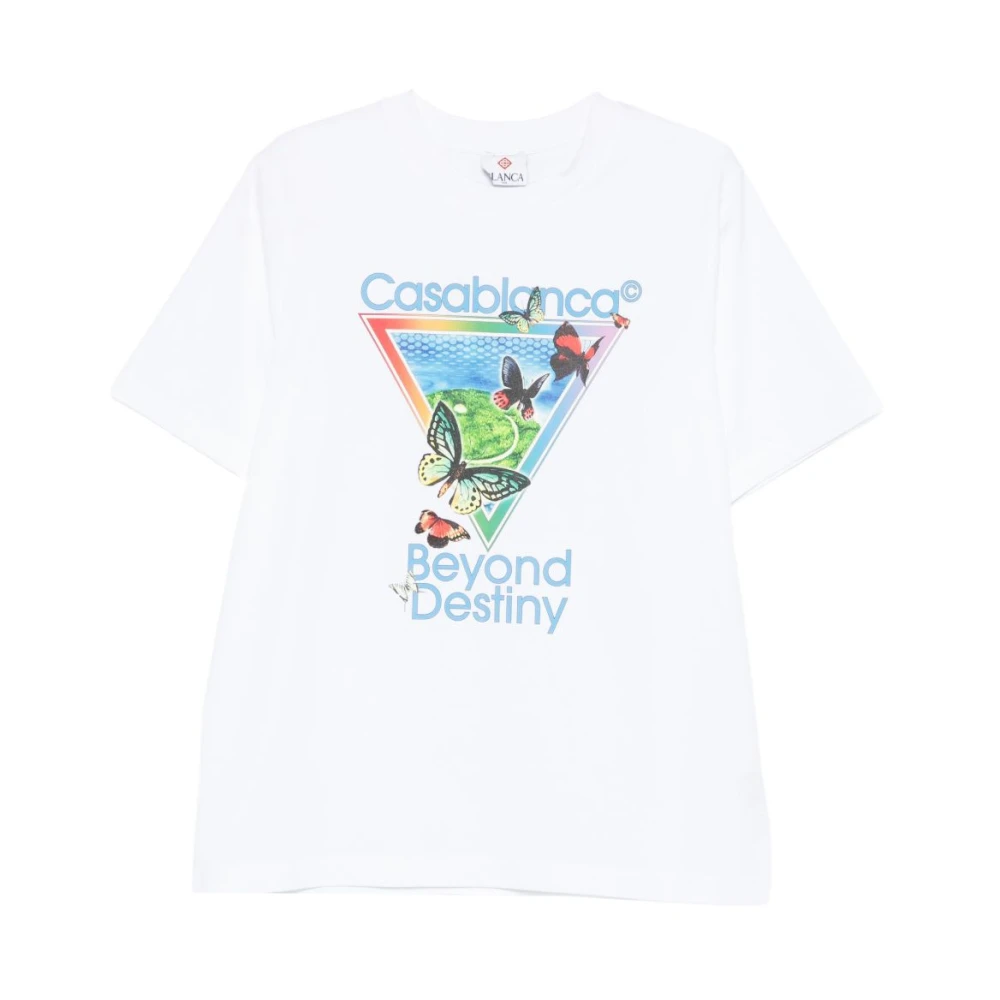 Casablanca Men's White T-Shirts, Xl, T-Shirts And Polos