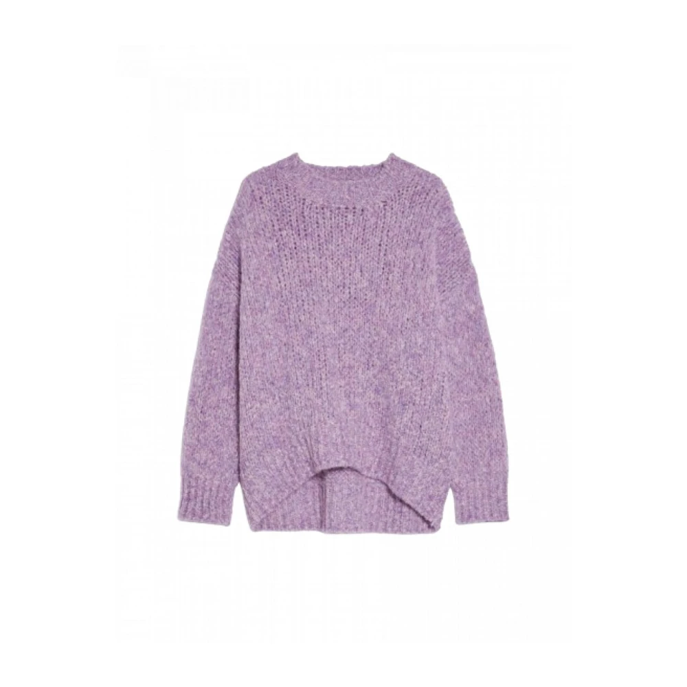 Pennyblack Oversized Wollen Blend Sweater Purple Dames