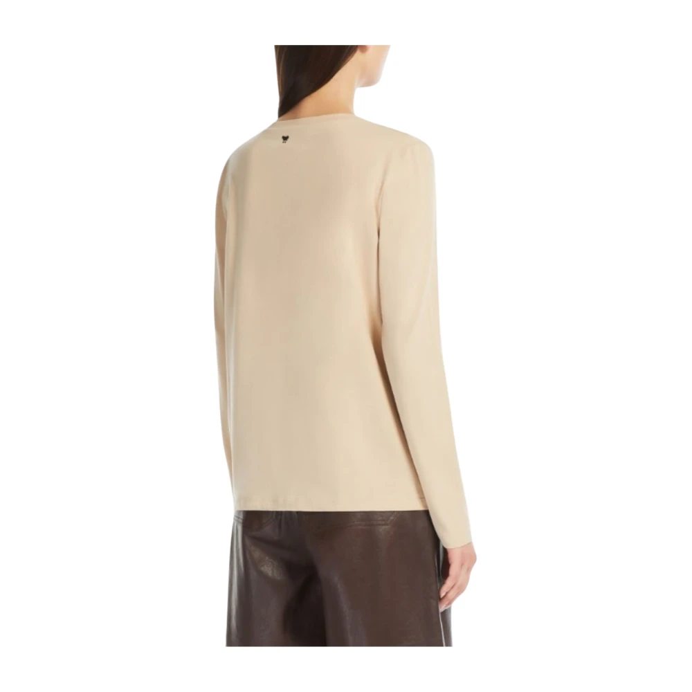 Max Mara Matte Top Beige Dames