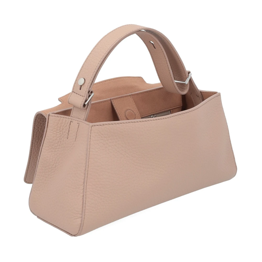 Orciani Zachte leren lange rok Brown Dames