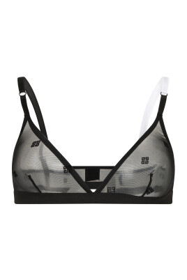 black-logo-print-bra-underwear