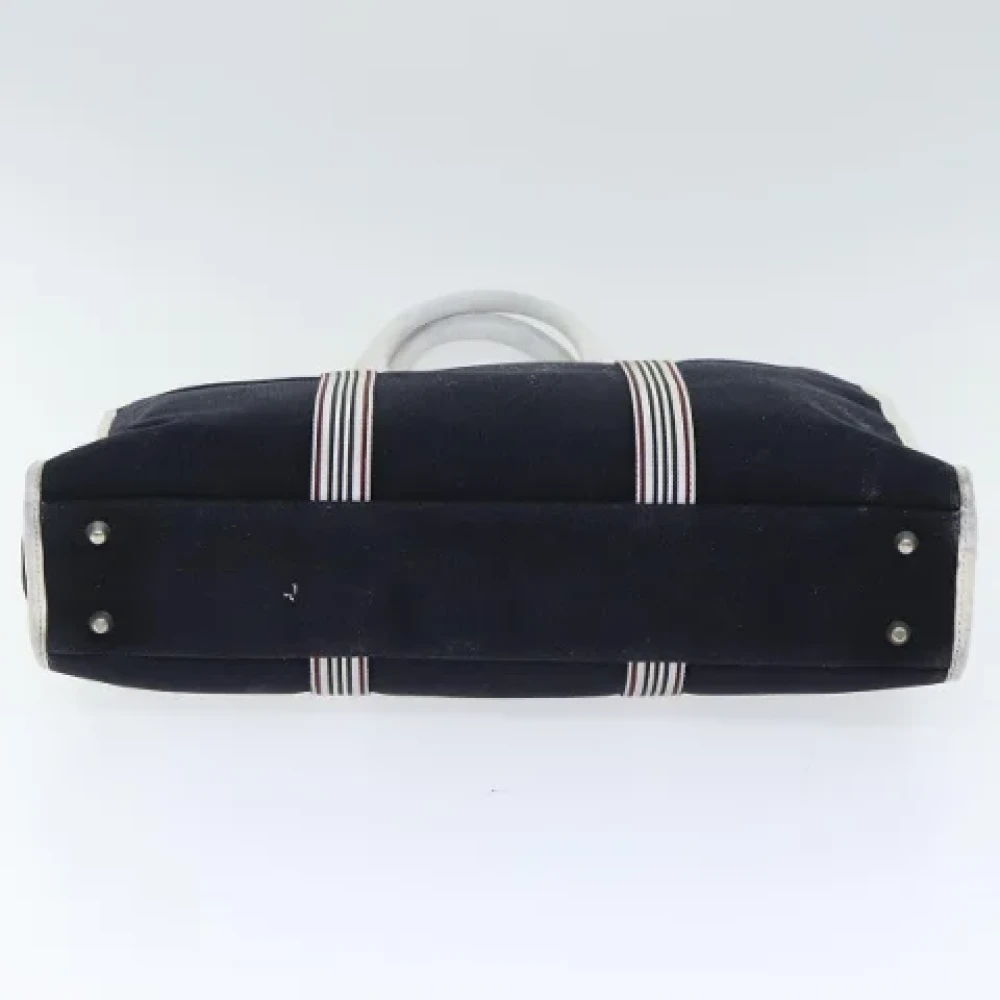 Burberry Vintage Pre-owned Canvas handbags Blue Dames