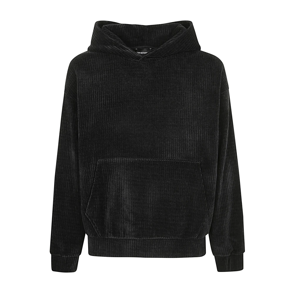 Emporio Armani Zwarte Sweatshirt 0999 Stijlvolle Casual Kleding Black Heren