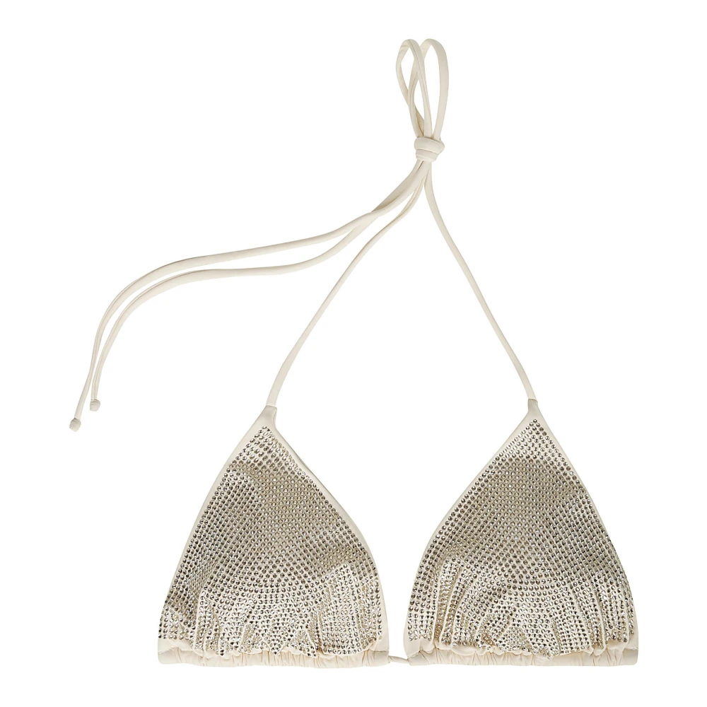 MC2 Saint Barth Gouden Sequin Bikini Top Annabelle Yellow Dames