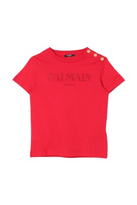 t-shirt-a-detail-de-bouton-et-manches-courtes