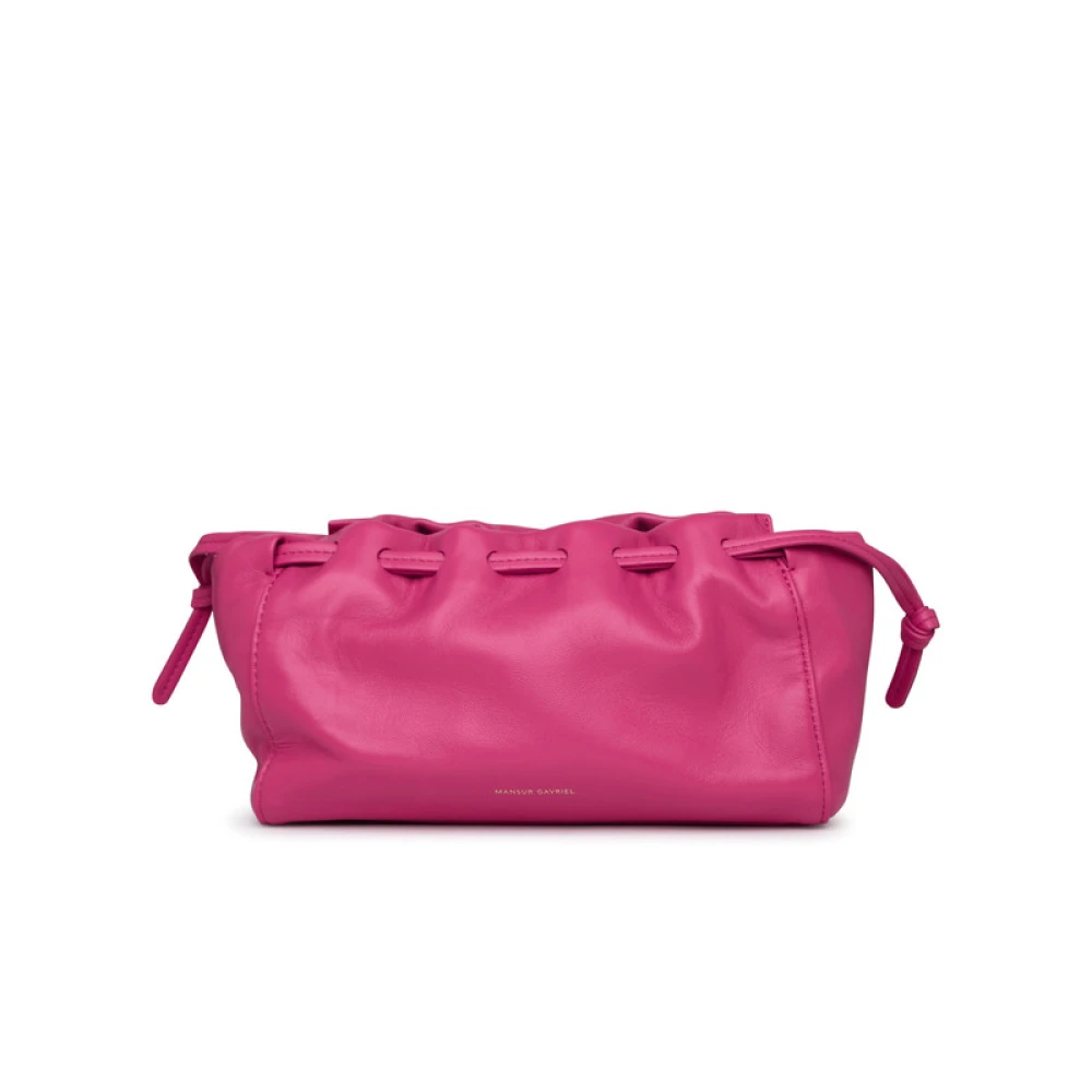 Mansur Gavriel Stijlvolle Leren Tas Pink Dames