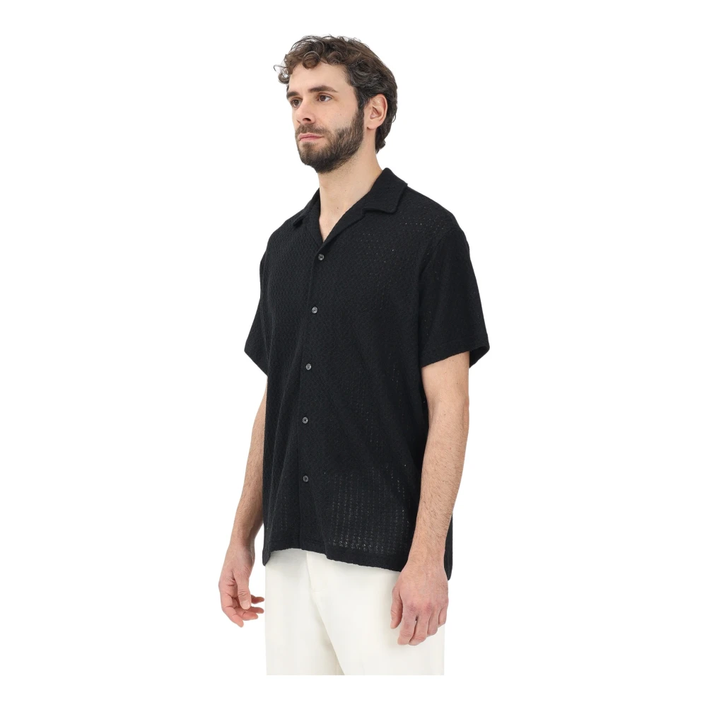 Selected Homme Zwarte shirts voor thuis Black Heren