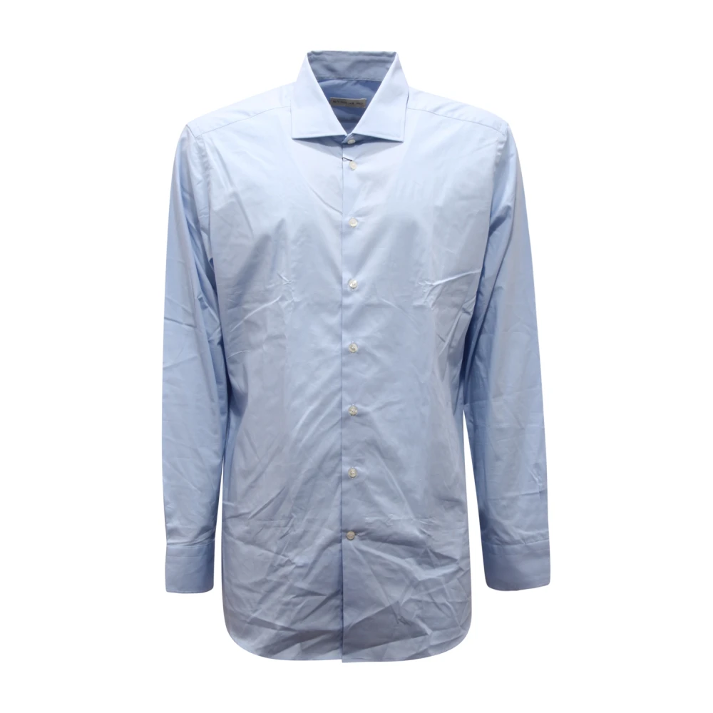 Etro Men's Blue Light Shirt Made In Italy - Casual Shirts - 3XL - Shirts