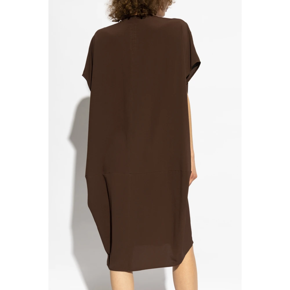 Rick Owens SL Tommykite V Jurk Brown Dames