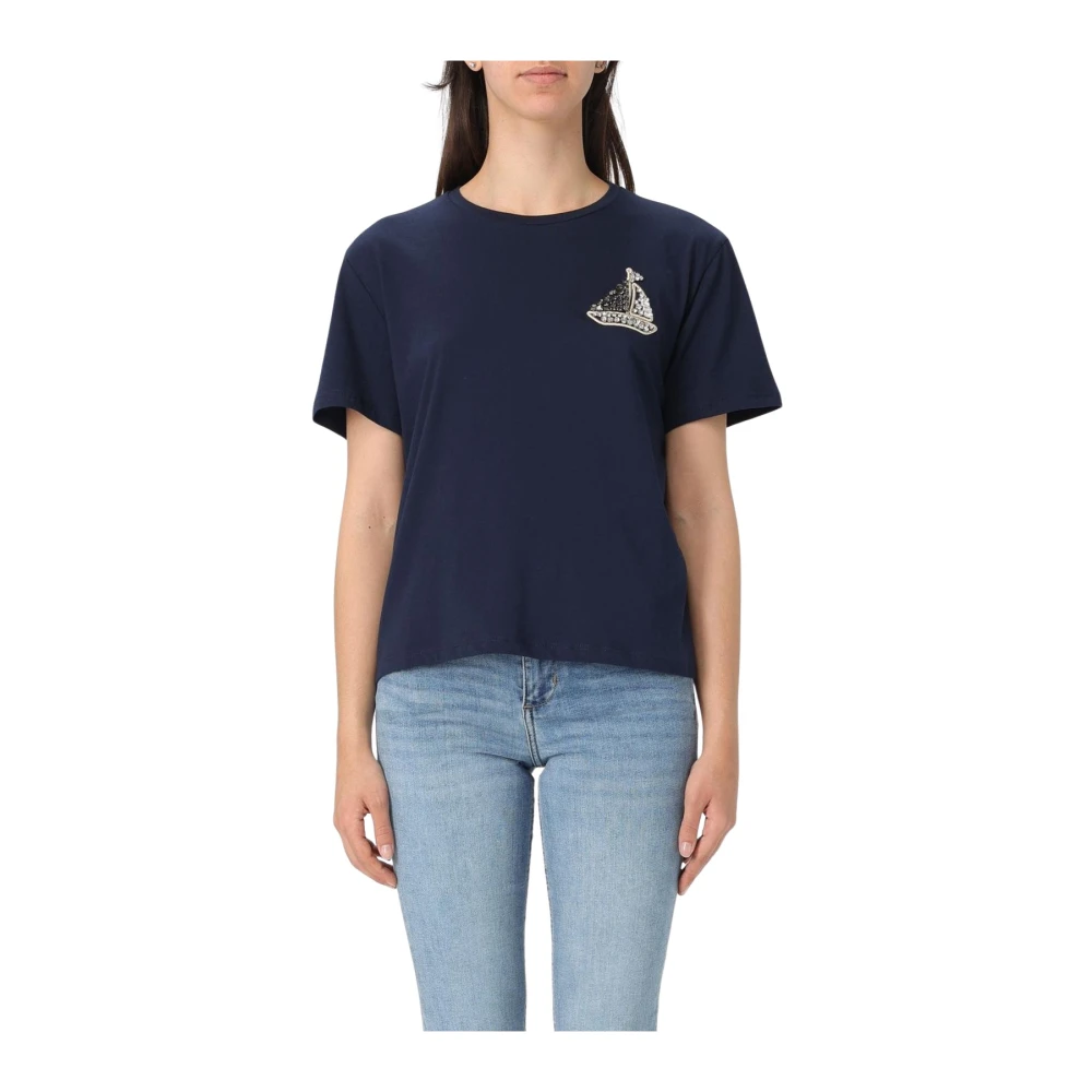 Liu Jo - Tops > T-Shirts - Blue - Liu Jo - Modalova