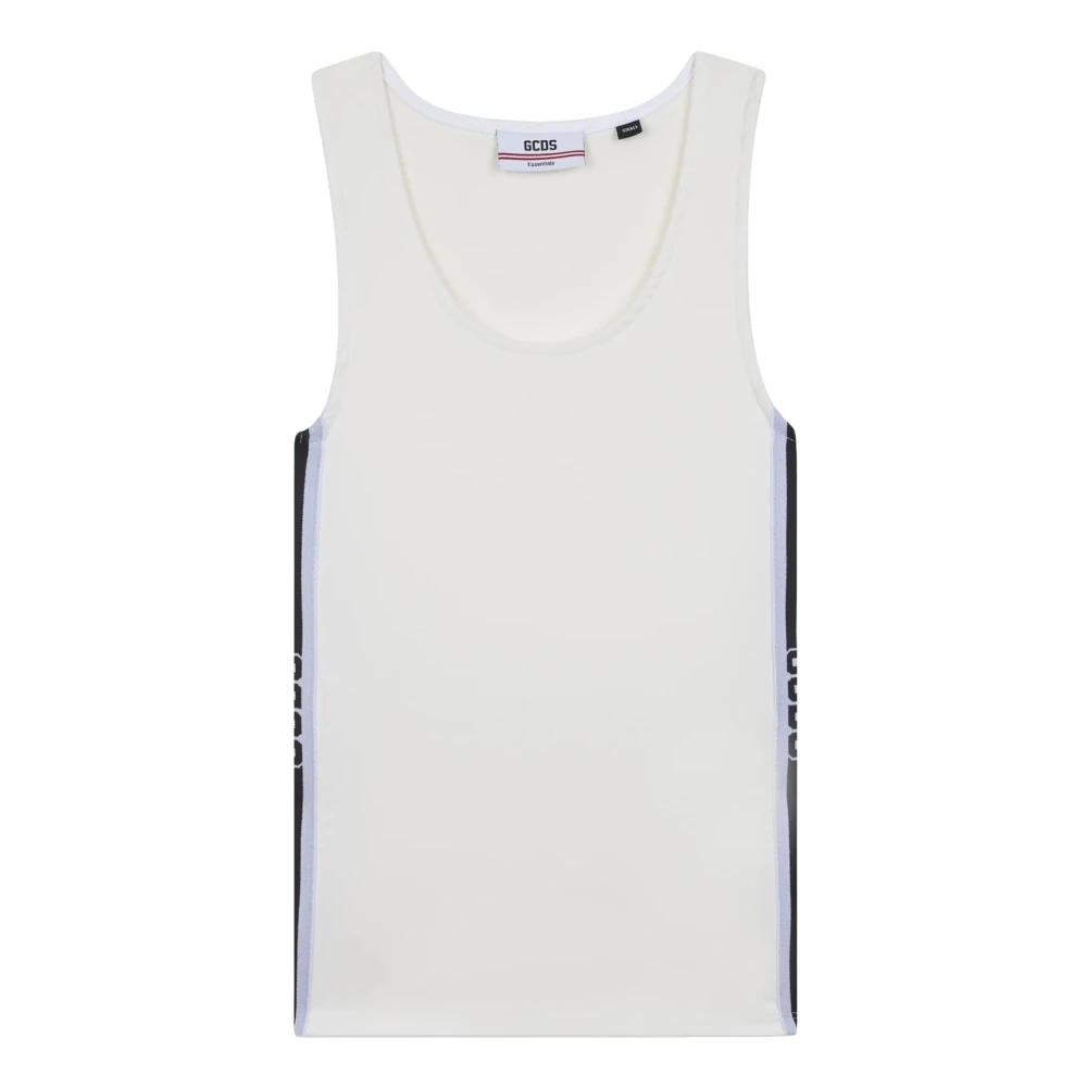 Gcds White Sleeveless Tops, Female, M, Tank Top