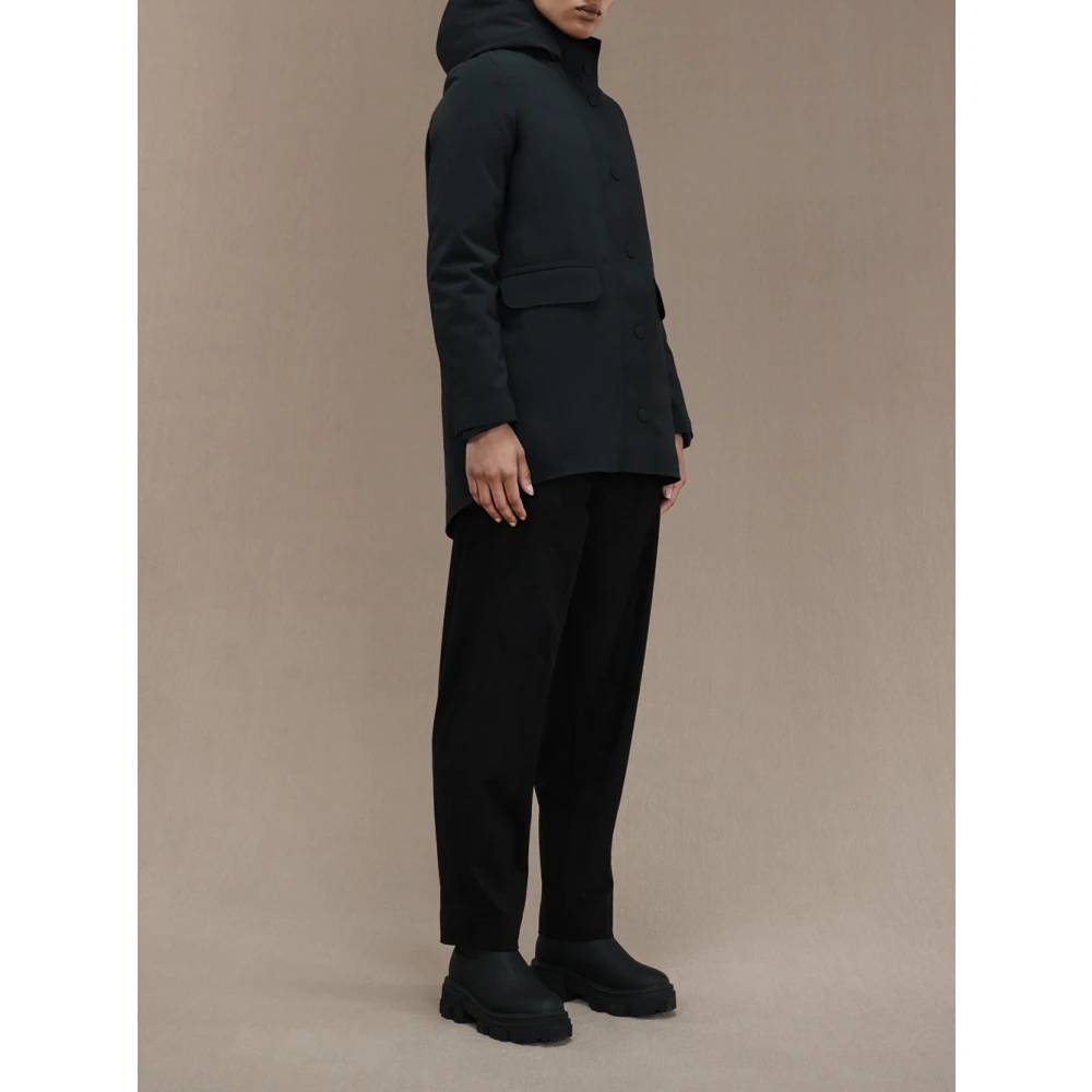 RRD Afneembare Parka Jas Black Dames