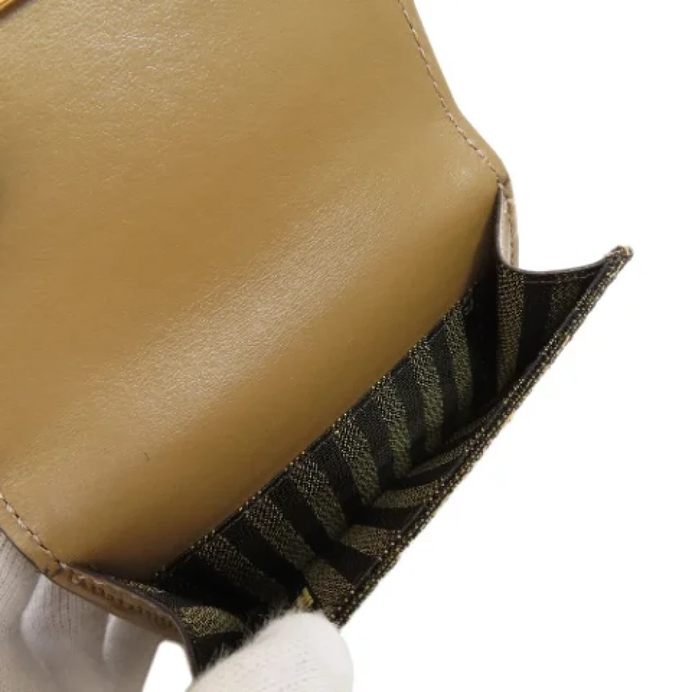 Fendi Vintage Pre-owned Canvas wallets Brown Dames
