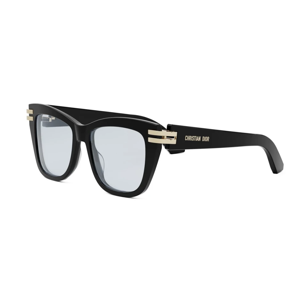 Dior Stijlvolle Zwarte Grote Bril Black Dames