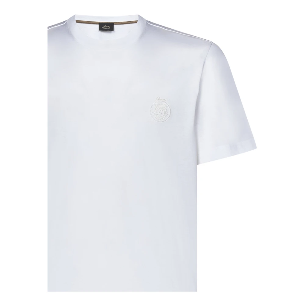Brioni T-Shirts White Heren