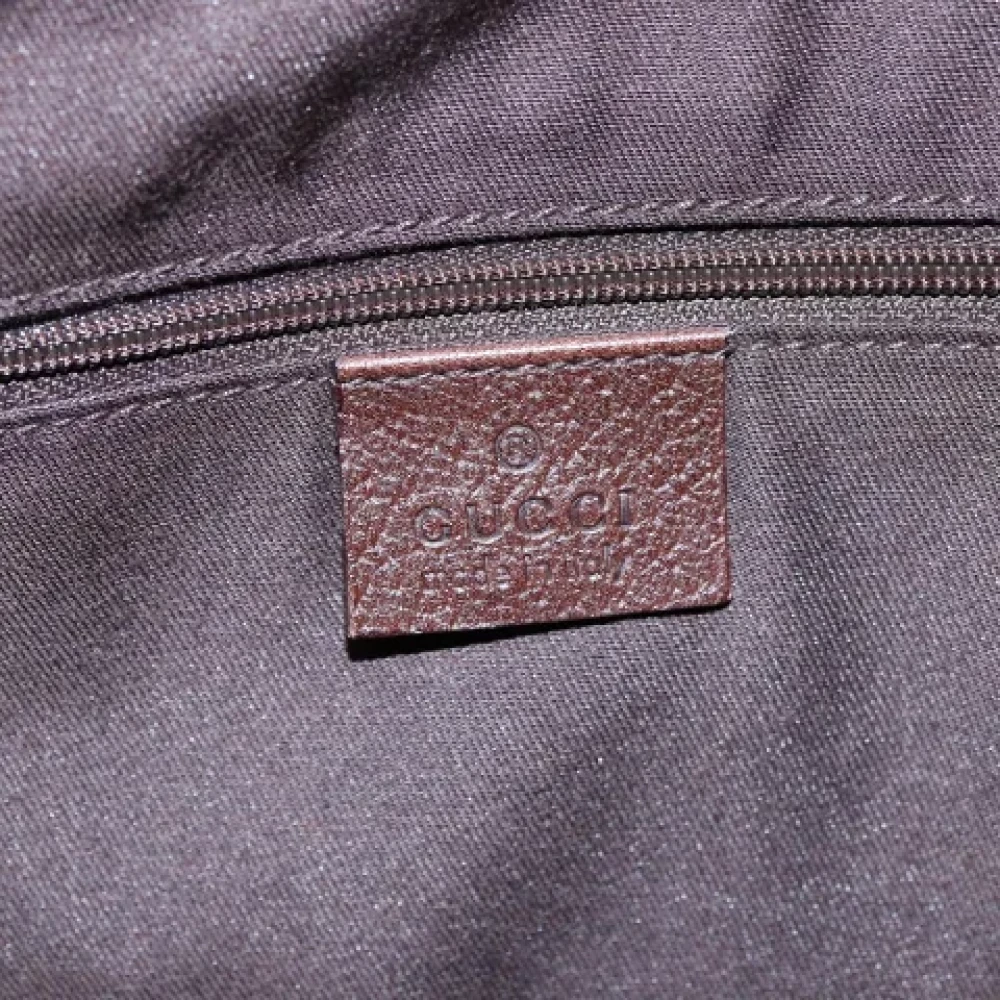 Gucci Vintage Pre-owned Canvas gucci-bags Beige Dames