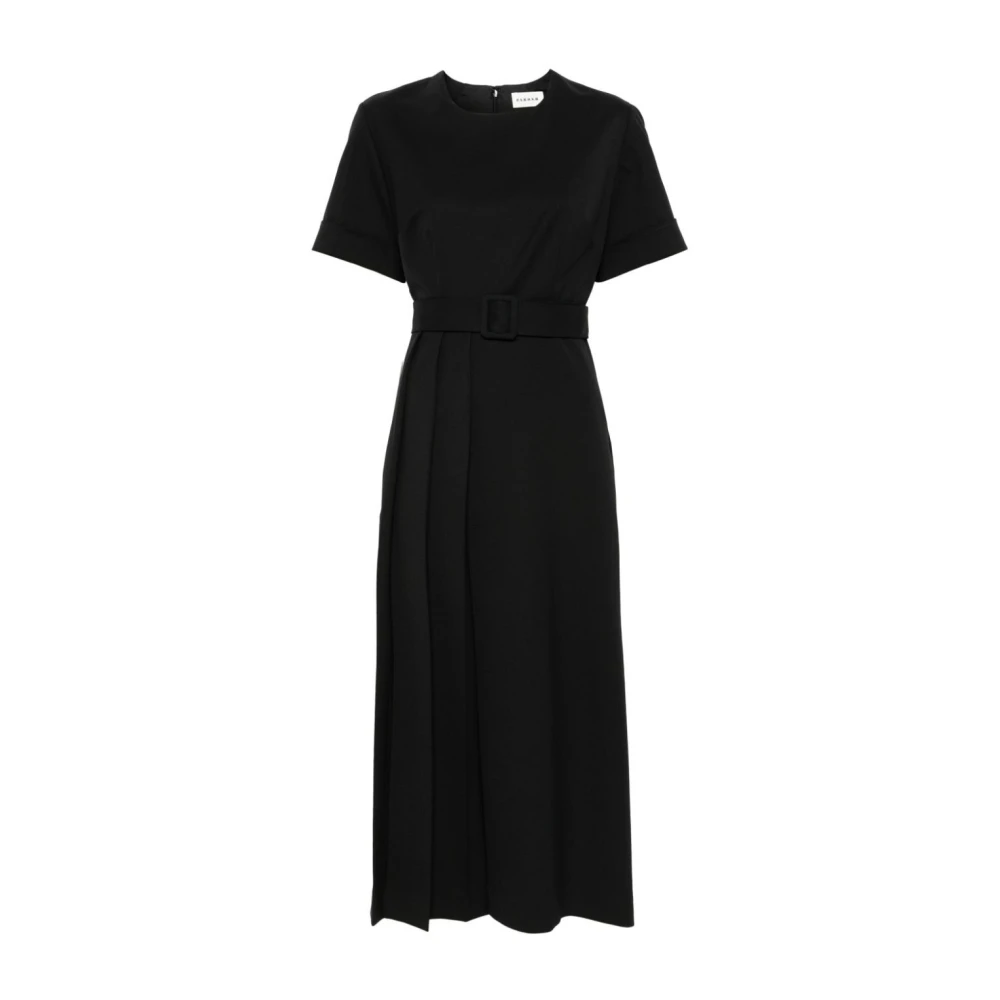 P.a.r.o.s.h. Zwarte Jurk 013 Black Dames