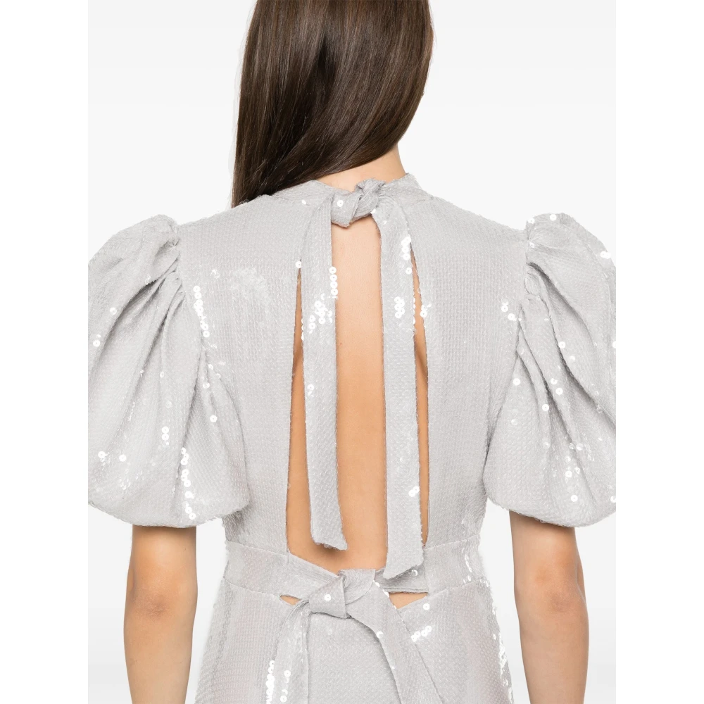 Rotate Birger Christensen Sequin Midi Pofjurk Gray Dames