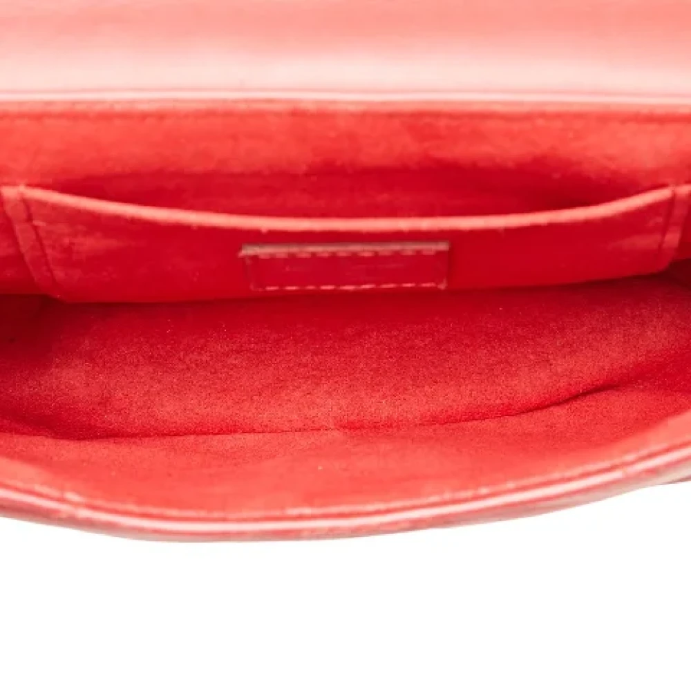 Louis Vuitton Vintage Pre-owned Leather handbags Red Dames