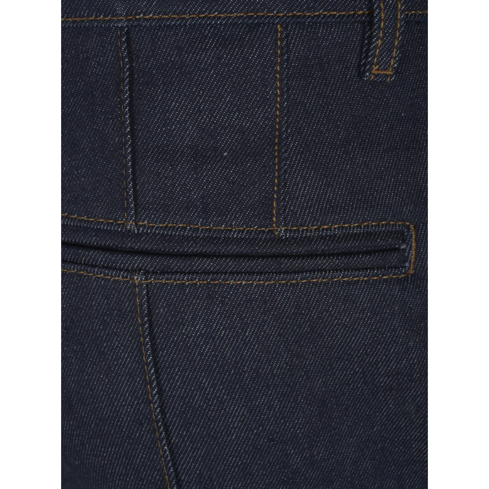 Remain Birger Christensen Wijd uitlopende Denim Broek Blue Dames