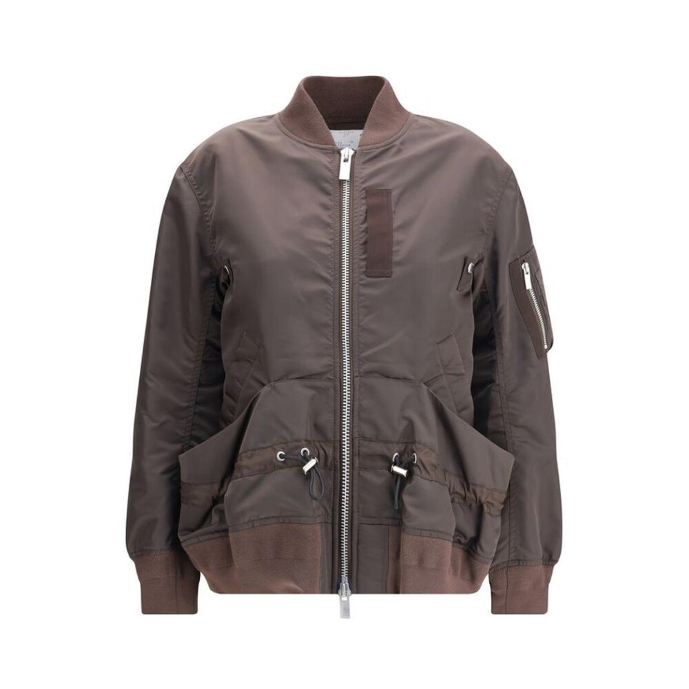 関税送料込【sacai】Denim and cotton-blendトップス Sacai - リーバイス×サカイ ロールワイドレッグジーンズ を