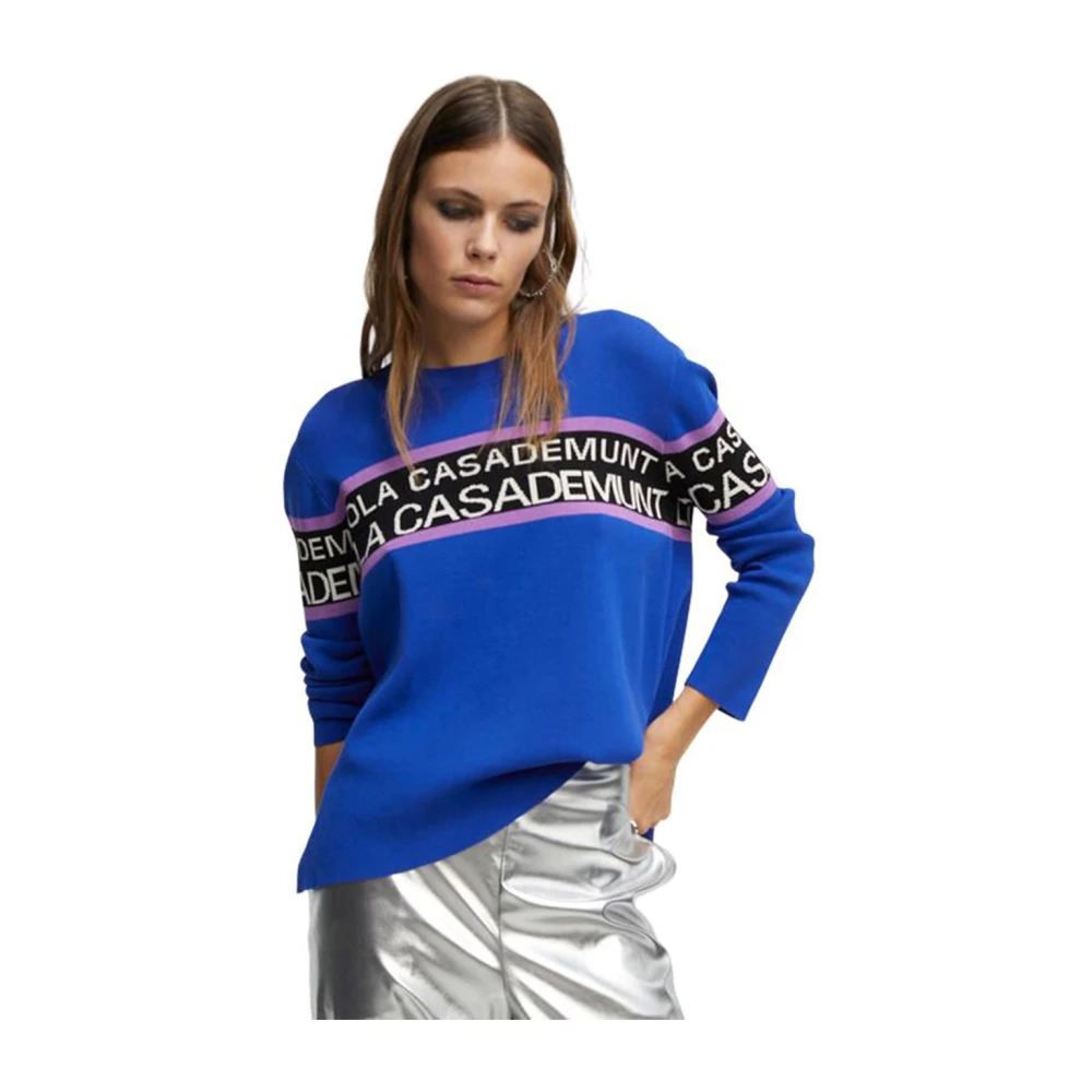 Lola Casademunt Blauwe Dames Jersey Top Blue Dames