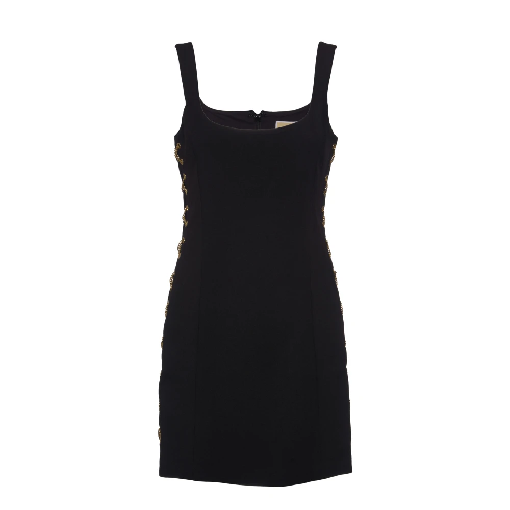 Michael Kors Elegante Zwarte Jurk Black Dames