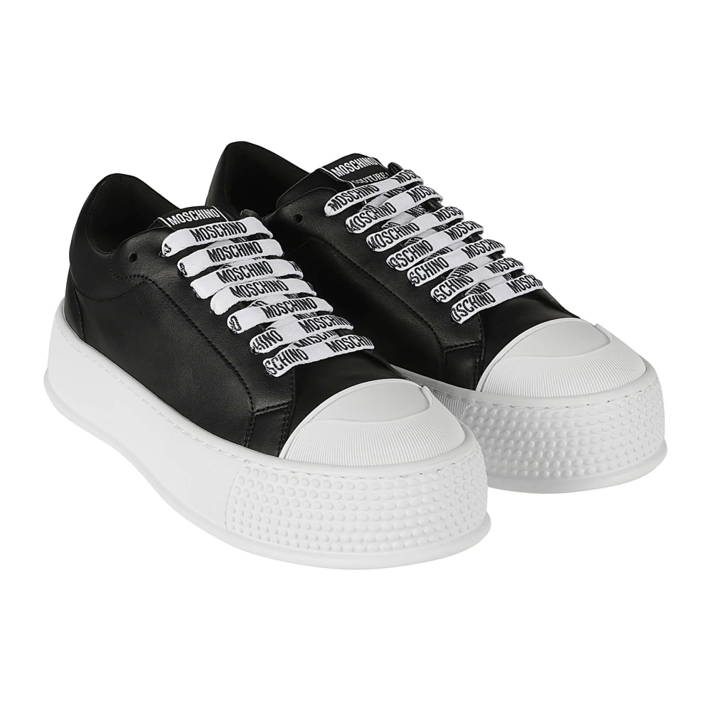 Moschino Urban Bumps Stripes Sneakers Black Heren