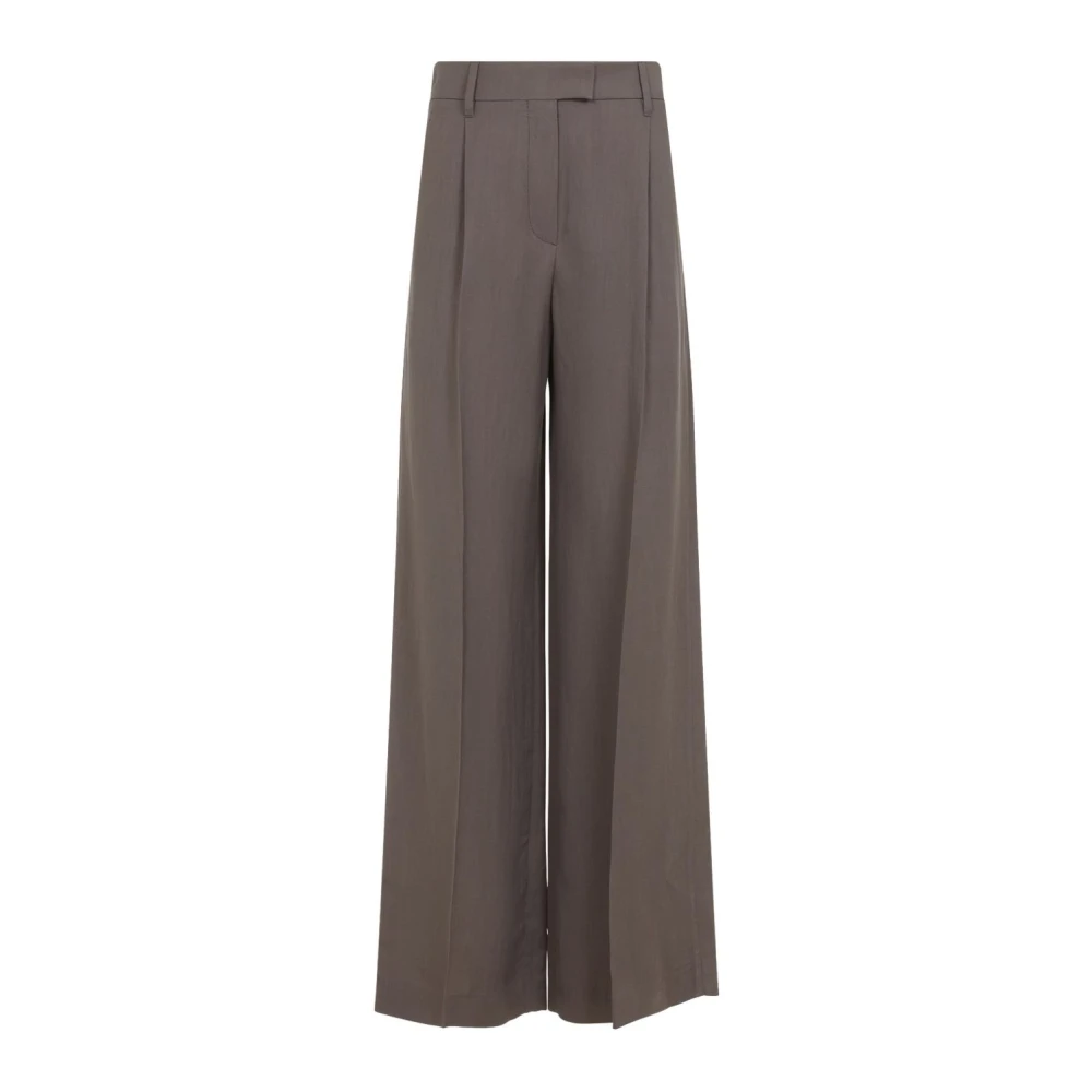 Trousers > Wide Trousers - - Brunello Cucinelli - Modalova