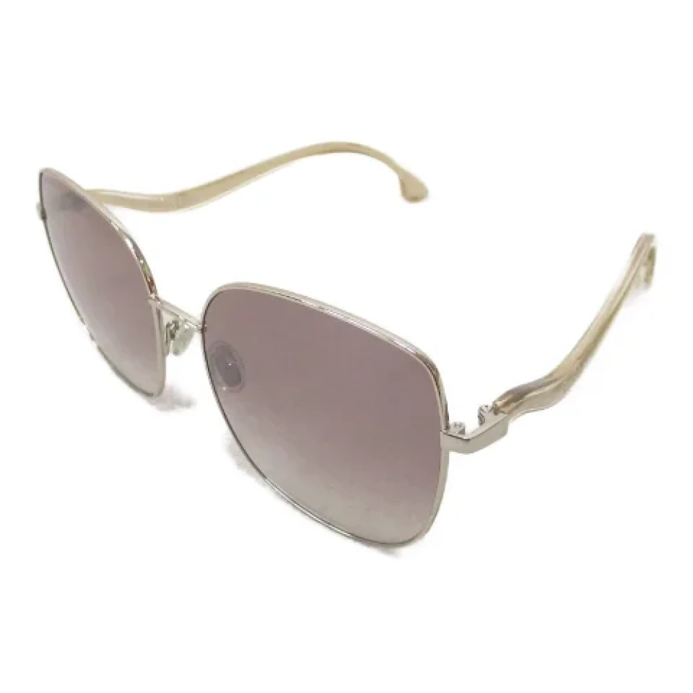 Jimmy Choo Pre-owned Plastic sunglasses Brown Dames