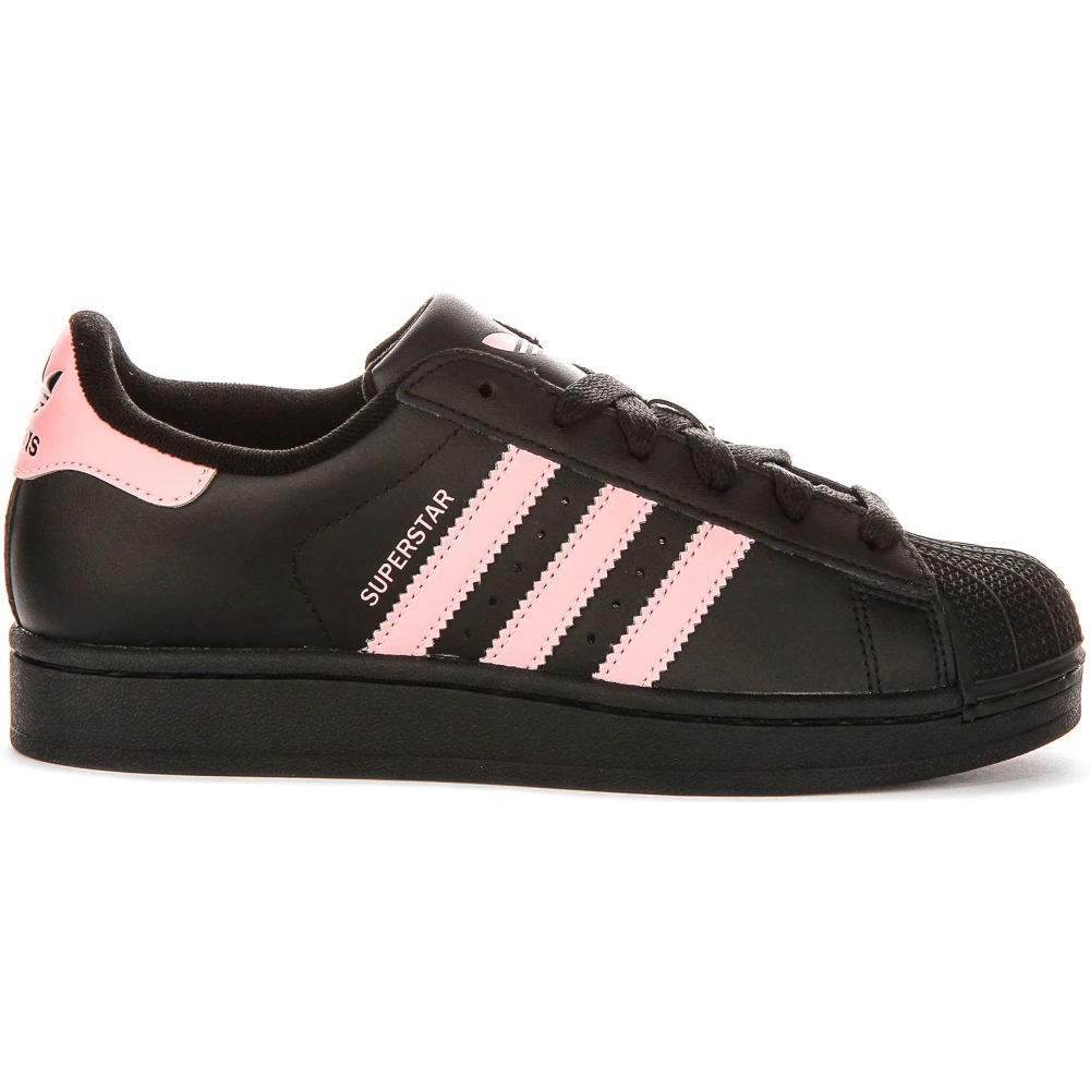 Adidas Unisex Kids Black Superstar Ii J - Kids Sneakers - 37 1/3 Eu - Kids