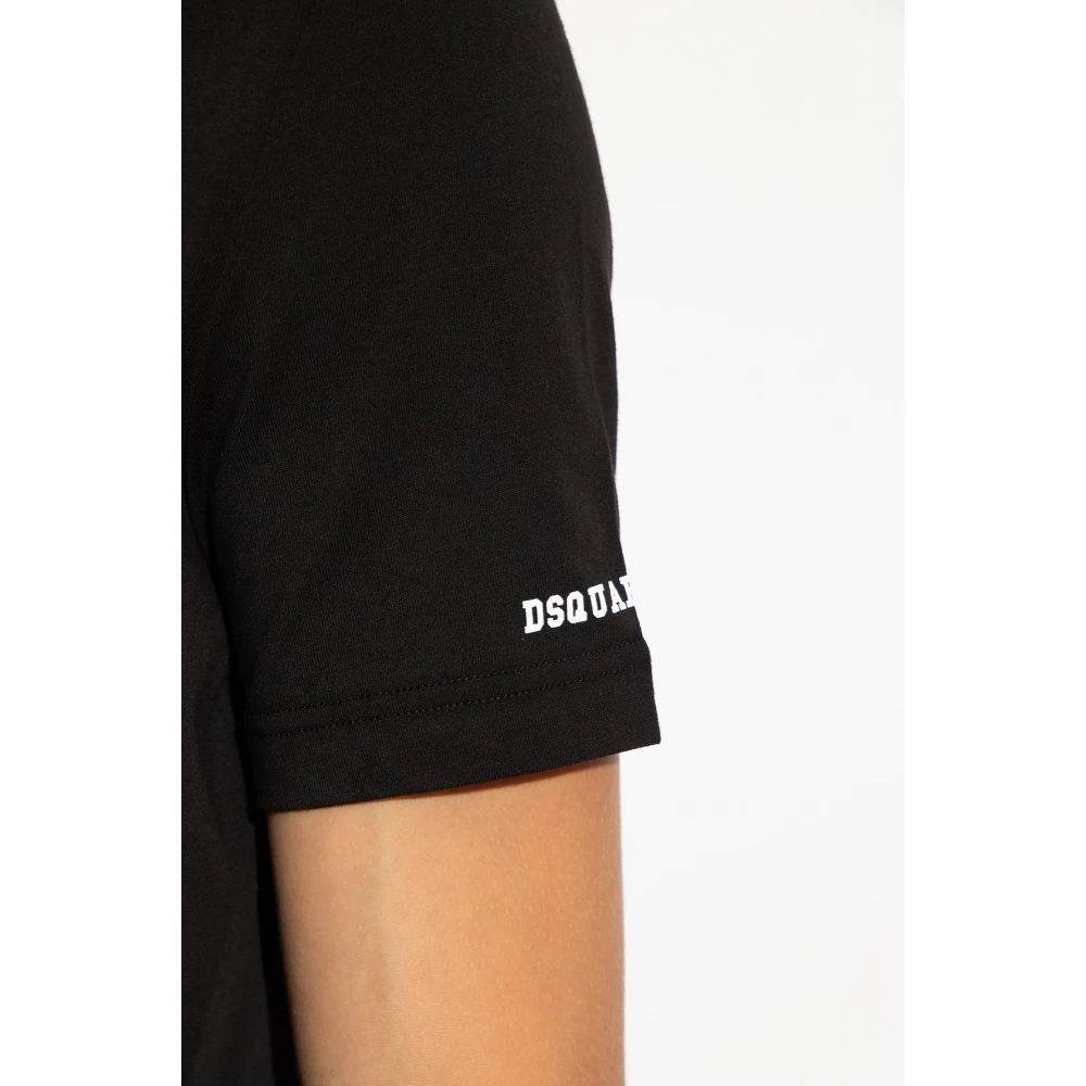 Dsquared2 Katoenen T-shirt Black Heren