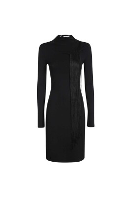 fringed-viscose-dress