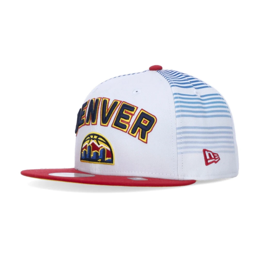 New era Denver Nuggets Platte Klep Pet White Heren