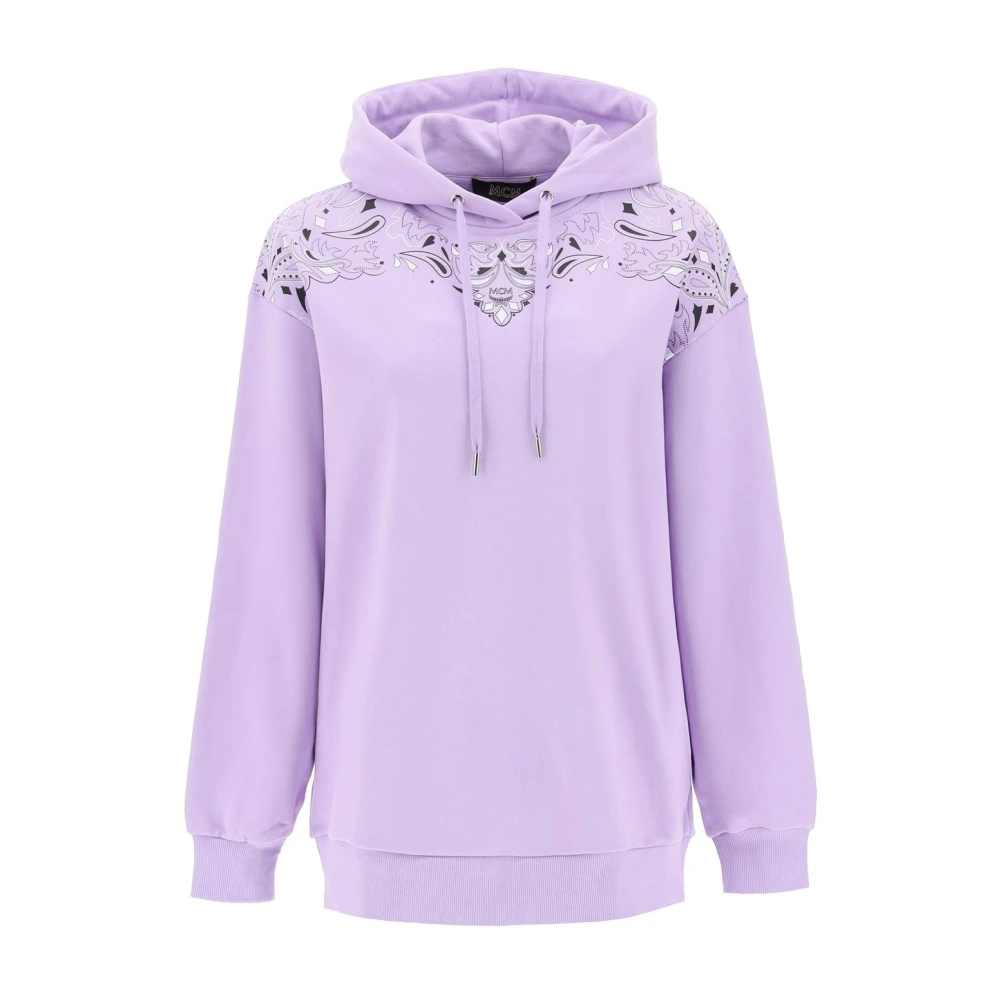 MCM Hoodie Sweatshirt Purple Dames