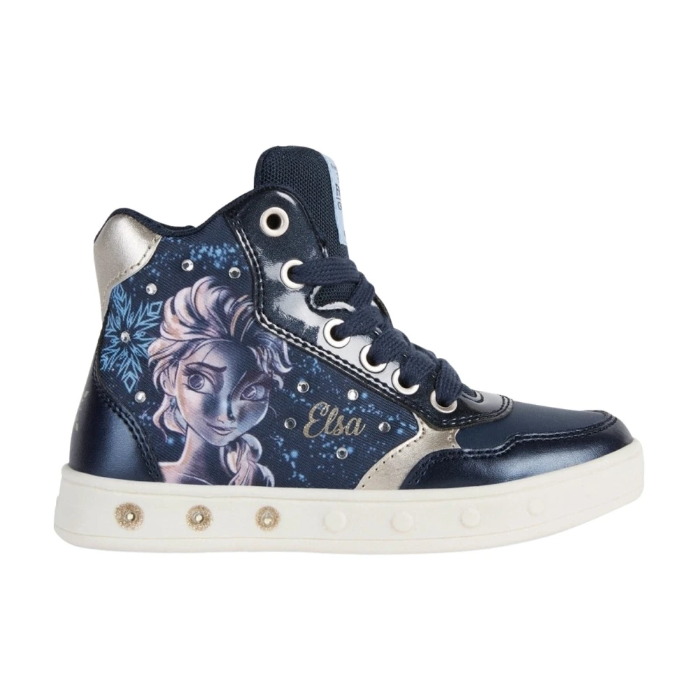 Geox Girls Blue Skylin Booties For - Kids Sneakers - 32 Eu - Kids