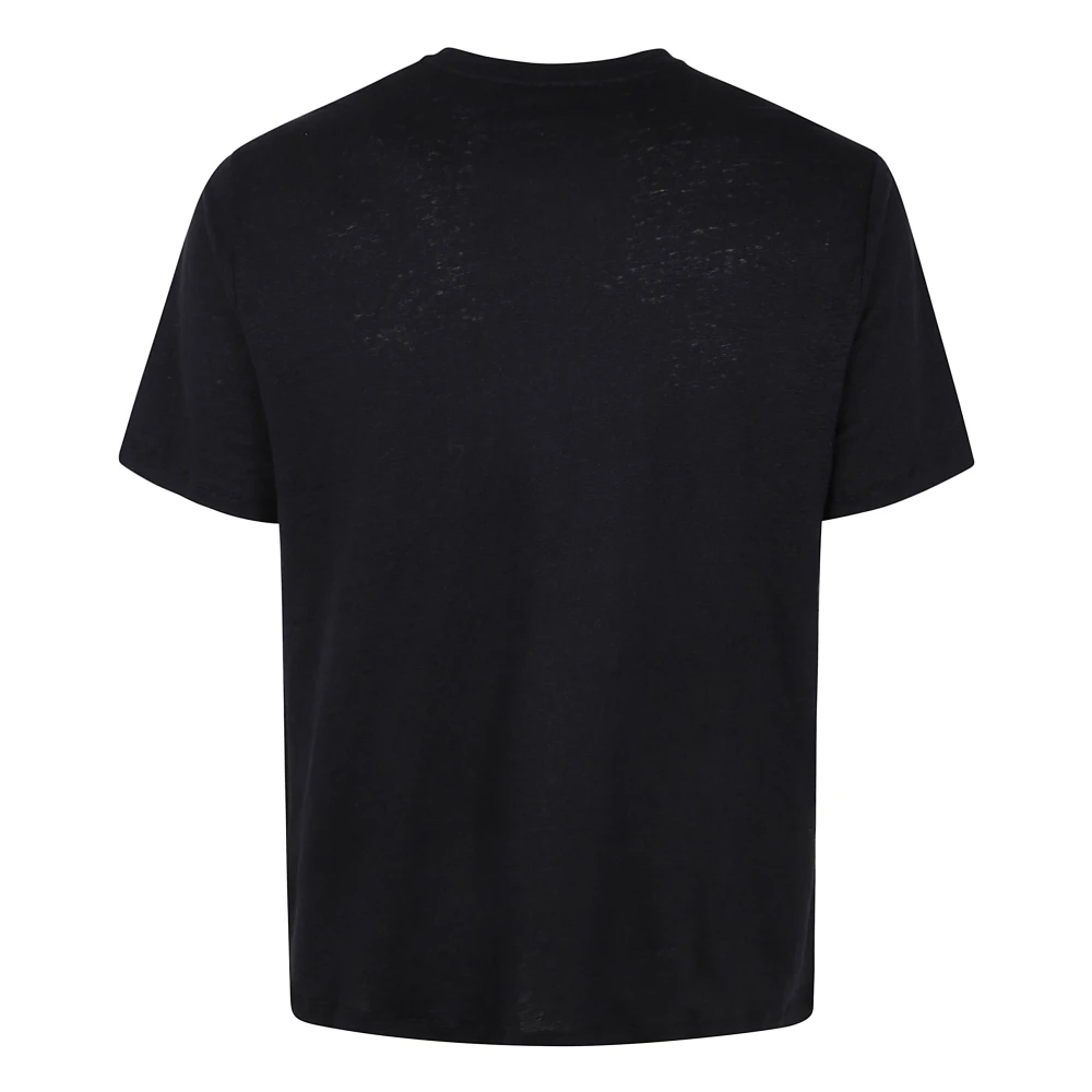 majestic filatures Casual Ronde Hals Sweater Black Heren